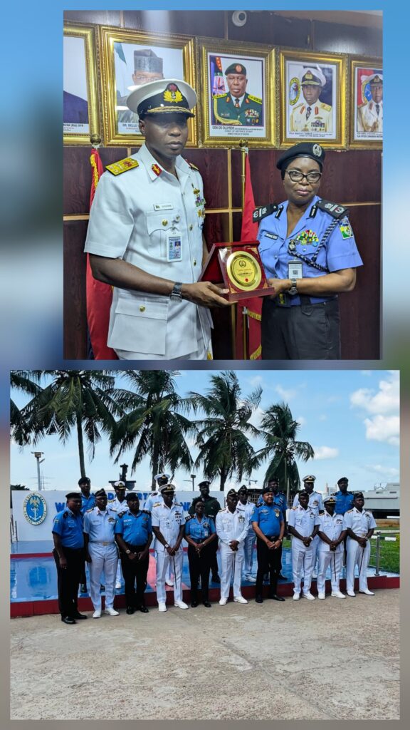 AIG Okunade Urges Enhanced Collaboration with Western Naval Command for Maritime Security