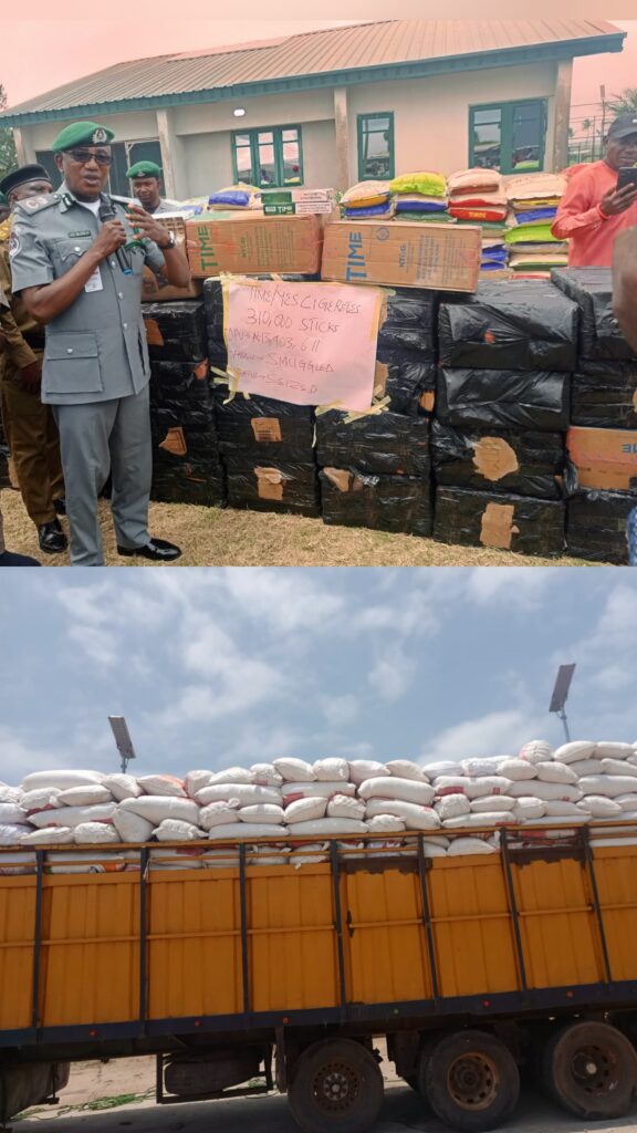 Seme Customs Intercepts Expired Noodles, Rice, Cannabis Worth N365m, Records N19.84bn Revenue