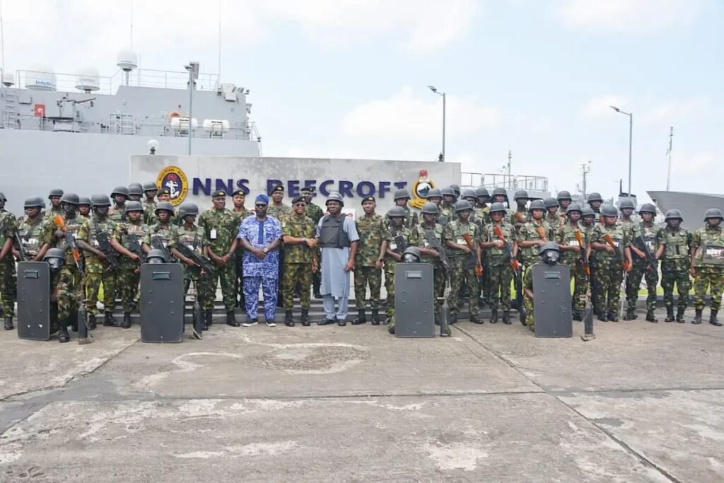 LSSTF Donates Protective Gear to NNS BEECROFT to Bolster Lagos Maritime Security