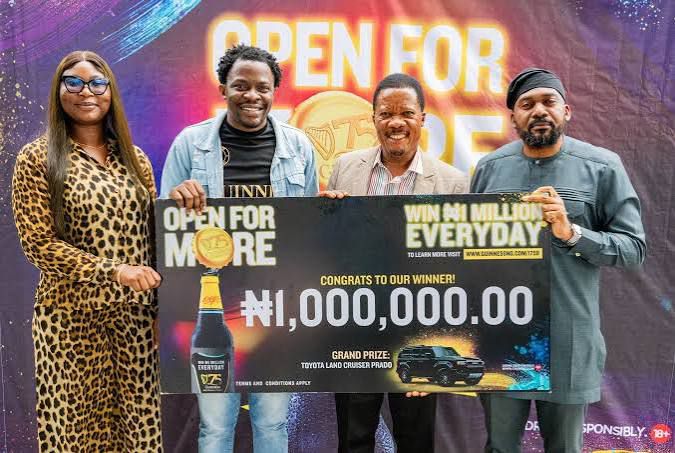 Guinness Nigeria’s ‘Open For More’ Promotion Hits 428 Winners After First Month of Weekly Live Draws