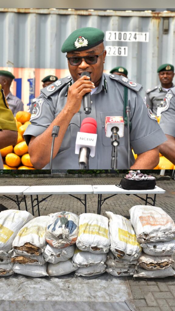 Customs FOU ‘Zone A’ Hands Over Seized Cannabis, Codeine, Others Worth N3.95 billion to NDLEA