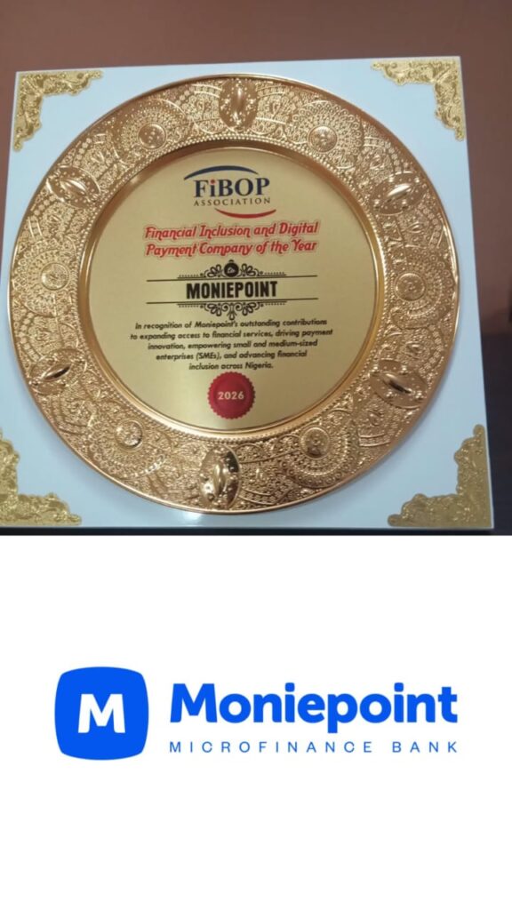 Moniepoint Receives FiBOP Financial, Digital Payment Company of the Year Award